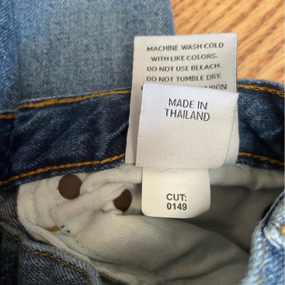 Boyish High Rise Blue Jeans - Picture 4 of 15
